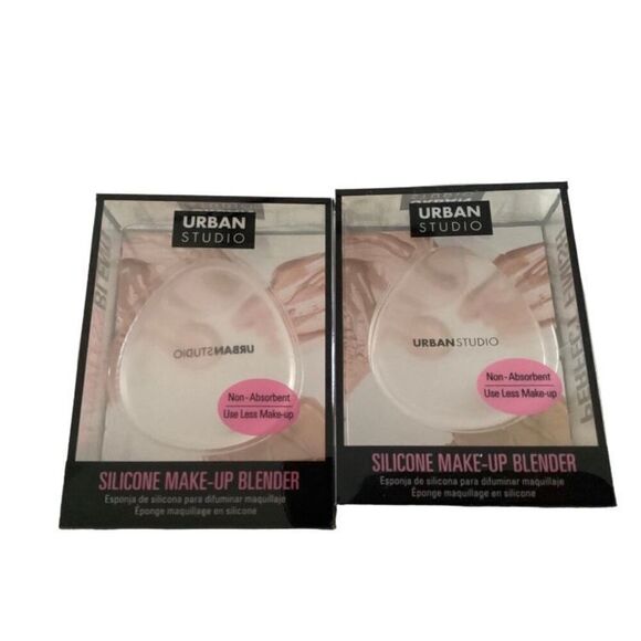 Lot Of 2 Nwt Urban Studio Oval Silicone Make Up Blenders Beauty - Picture 1 of 2